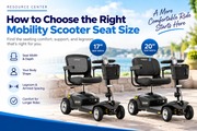 How to Choose the Right Mobility Scooter Seat Size