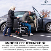 Pride Jazzy Carbon Folding Power Wheelchair | Free Jazzy Travel Bag & In-Home Service Warranty