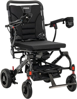 Pride Jazzy Carbon Folding Power Wheelchair | Free Jazzy Travel Bag & In-Home Service Warranty