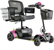 Pride Mobility Go Go Elite Traveller 2 Plus Accessoires, 4-Wheel Mobility Scooter for Seniors, EZ Turn Technology, 300 lb Capacity, Portable Electric Chair for Adults, Extended Warranty