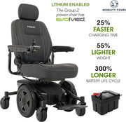 Pride Mobility Jazzy EVO 613 Li Power Wheelchair