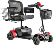 Pride Mobility Go Go Elite Traveller 2 Plus Accessoires, 4-Wheel Mobility Scooter for Seniors, EZ Turn Technology, 300 lb Capacity, Portable Electric Chair for Adults, Extended Warranty
