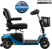 Mobility Yours Storage Pod + Pride Moobility Revo 2.0, Heavy Duty 4 Wheel Mobility Scooter for Adults, 400 lb Capacity, 20