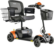 Pride Mobility Go Go Elite Traveller 2 Plus Accessoires, 4-Wheel Mobility Scooter for Seniors, EZ Turn Technology, 300 lb Capacity, Portable Electric Chair for Adults, Extended Warranty