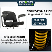 Pride GoGo Endurance Li Mobility Scotter Plus Storage Pod, Comfort 20