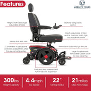 Pride Jazzy EVO 614 Power Wheelchair