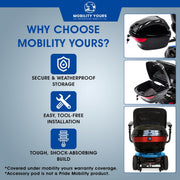 Pride Revo 2.0 Plus Accessories, Electric 4 Wheel Heavy Duty Pride Mobility Scooter for Adults, 400 lbs Capacity, 20