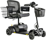 Pride Mobility Go Go Elite Traveller 2 Plus Accessoires, 4-Wheel Mobility Scooter for Seniors, EZ Turn Technology, 300 lb Capacity, Portable Electric Chair for Adults, Extended Warranty