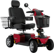 Pride Victory LX Sport + Accessories, Heavy Duty 4 Wheel Mobility Scooter for Adults and Seniors, Comfrot High Back Seating, 400 lb Capacity, LED Lighting, CTS Suspension, 8.6 MPH, Extended Warranty
