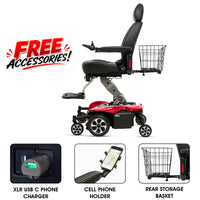 Pride Jazzy Air 2 Power Wheelchair | Lifetime Protection + Accessories