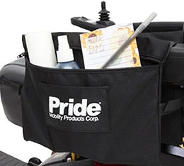 Pride Mobility Large Dual Saddle Armrest Mount Bag for Scooter and Powerchair-DWR1020D016