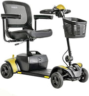 Pride Mobility Go Go Elite Traveller 2 Plus Accessoires, 4-Wheel Mobility Scooter for Seniors, EZ Turn Technology, 300 lb Capacity, Portable Electric Chair for Adults, Extended Warranty