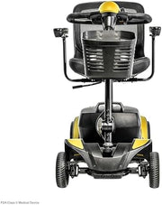 Pride Mobility Go Go Elite Traveller 2 Plus Accessoires, 4-Wheel Mobility Scooter for Seniors, EZ Turn Technology, 300 lb Capacity, Portable Electric Chair for Adults, Extended Warranty