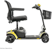 Pride Mobility Go Go Elite Traveller 2 Plus Accessoires, 4-Wheel Mobility Scooter for Seniors, EZ Turn Technology, 300 lb Capacity, Portable Electric Chair for Adults, Extended Warranty
