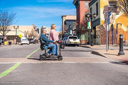 Pride Mobility Go Go Elite Traveller 2 Plus Accessoires, 4-Wheel Mobility Scooter for Seniors, EZ Turn Technology, 300 lb Capacity, Portable Electric Chair for Adults, Extended Warranty