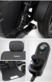 Pride Mobility Jazzy EVO 614 Power Wheelchair, Includes in Home Set Up + Accessories, 300 Lbs Weight Capacity, Comfort Memory Foam Seat, 21 Miles Per Charge, 5 Year Warranty