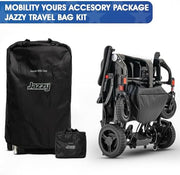 Pride Jazzy Carbon Folding Power Wheelchair | Free Jazzy Travel Bag & In-Home Service Warranty