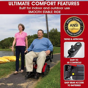 Pride Jazzy Elite HD Heavy Duty Power Wheelchair
