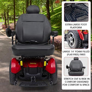 Pride Jazzy Elite HD Heavy Duty Power Wheelchair