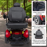 Pride Mobility Jazzy Elite HD | 450 lb Power Wheelchair + Free Accessories