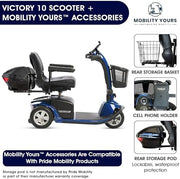 Pride Victory 10 3-Wheel Mobility Scooter