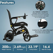 Pride Mobility Jazzy Ultra Light Power Wheelchair