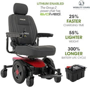 Pride Mobility Jazzy EVO 613 Li Power Wheelchair