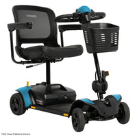 Pride Go Go Elite Traveller Gen 3 Platinum 4-Wheel Mobility Scooter | Free Accessories Included + Extended Warranty