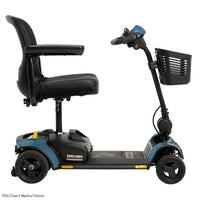 Pride Go Go Elite Traveller Gen 3 Platinum 4-Wheel Mobility Scooter | Free Accessories Included + Extended Warranty