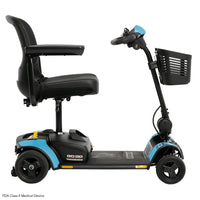 Pride Go Go Elite Traveller Gen 3 Platinum 4-Wheel Mobility Scooter | Free Accessories Included + Extended Warranty