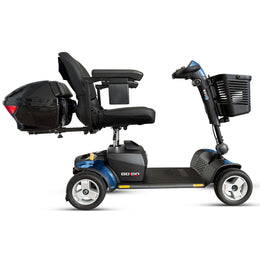 Pride Go Go Sport 4-Wheel Mobility Scooter | Rear Storage Pod & Cup Holder Included
