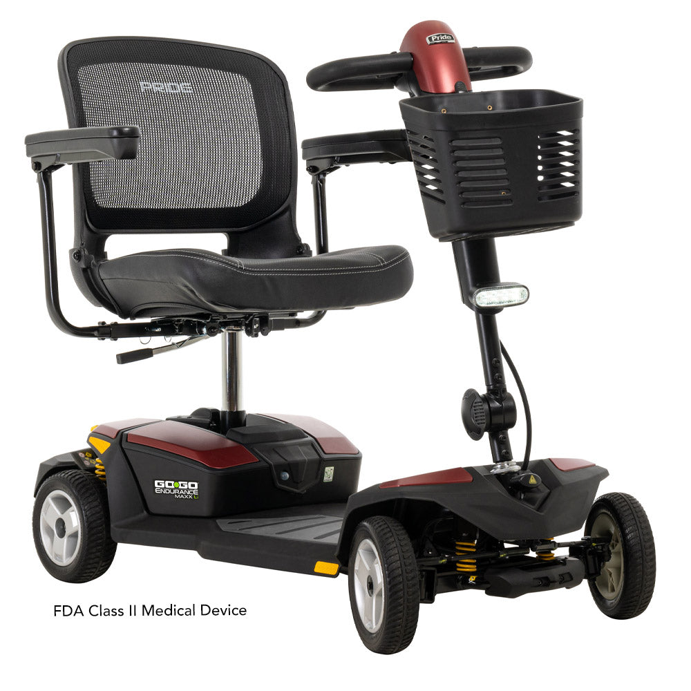 Pride Go Go Endurance Li Mobility Scooter | Free Accessories + Warranty