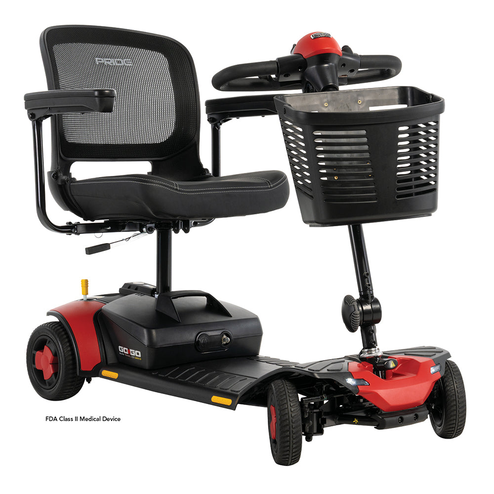 Pride Go-Go Elite Traveller Gen 3 Travel Scooter | Free Accessories + Lifetime Protection