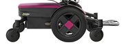 Jazzy EVO 613 shown with matte sugar plum shrouds