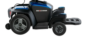 Go Chair shown with Sapphire Blue shrouds