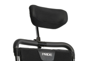 Jazzy Carbon headrest accessory mounted above the chair backrest