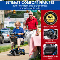 Pride Go Go Sport 3-Wheel Mobility Scooter | Free Accessories